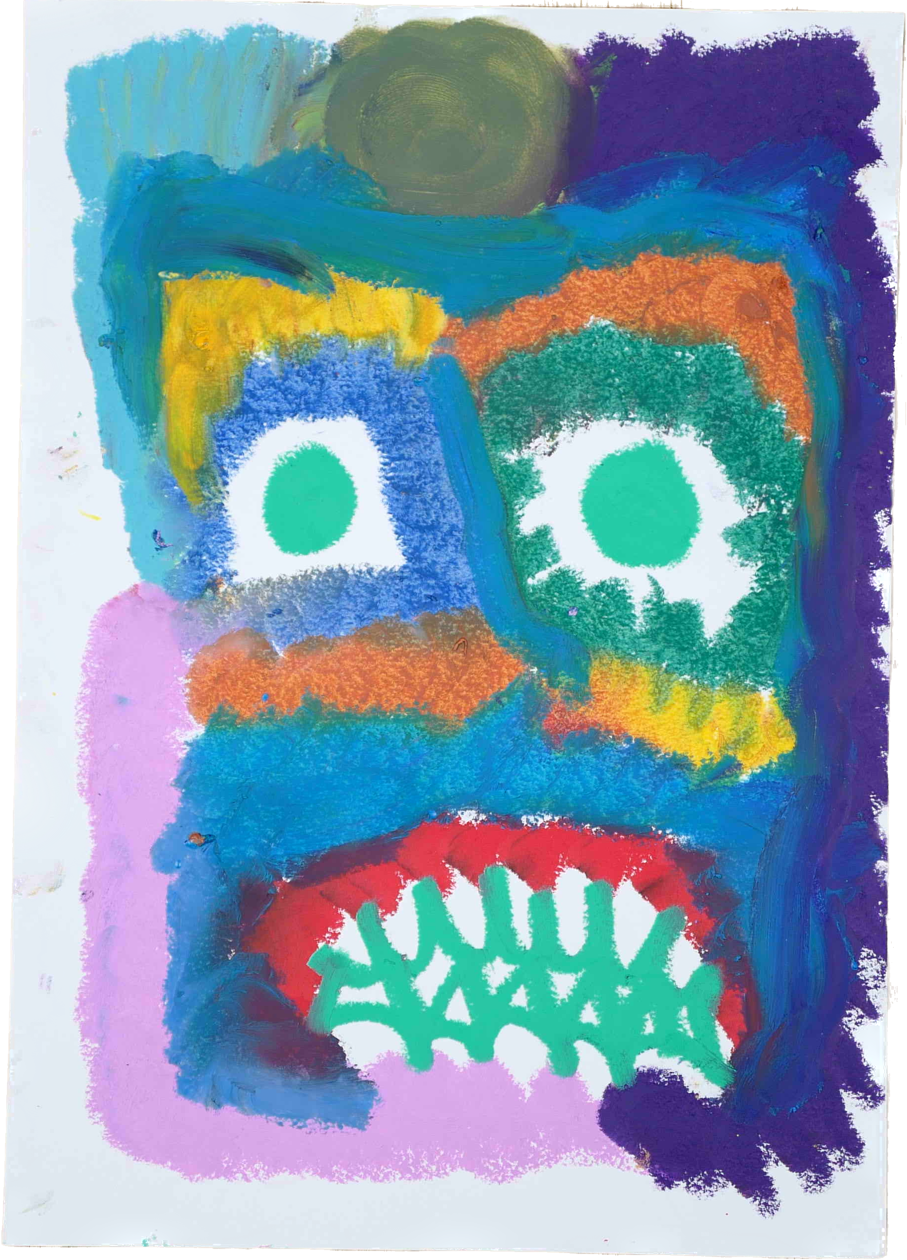 "Lenfantvivant vibrant abstract art" "Colorful abstract oil pastel artwork" "Abstract expressionism in Sauna Fusion Art" "Dynamic color mosaic abstract painting" "Contemporary non-figurative art piece"