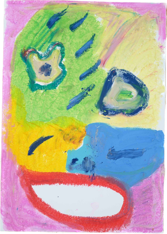 "Lenfantvivant impish abstract artwork" "Colorful playful canvas No. 175" "Artistic patchwork Sauna Fusion Art" "Lenfantvivant playful abstract expression" "Impish color mosaic in modern art No. 175"