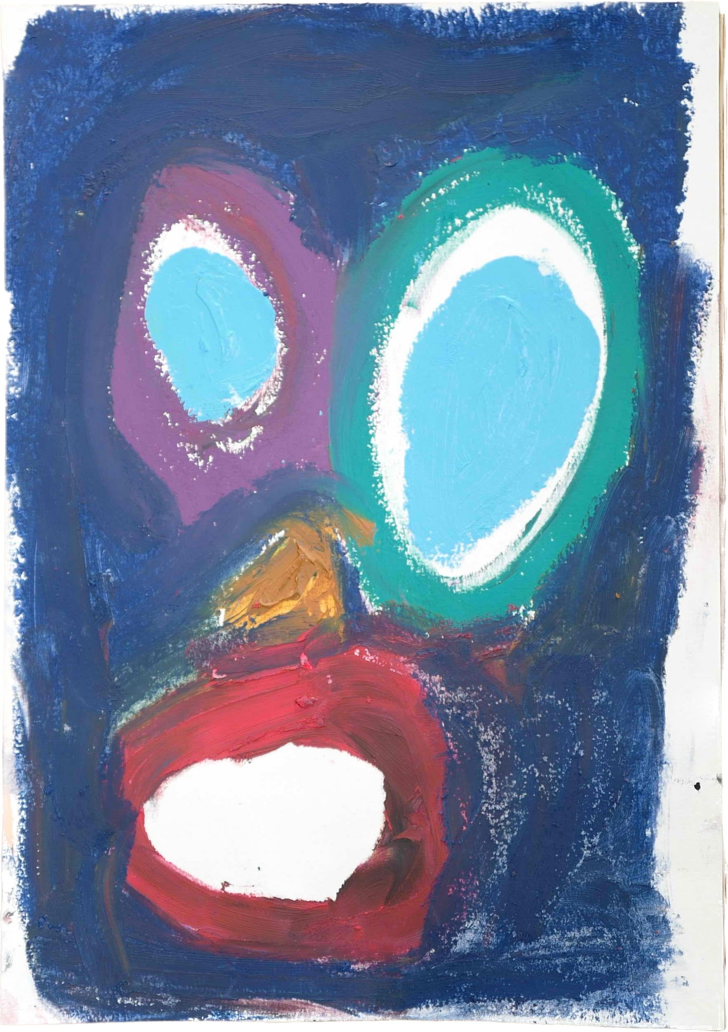"Lenfantvivant celestial abstract oil pastel" "Sauna Fusion Art introspective abstract" "Museum-quality non-representational art" "Miró inspired abstract on paper" "Suprematist elements in contemporary art"