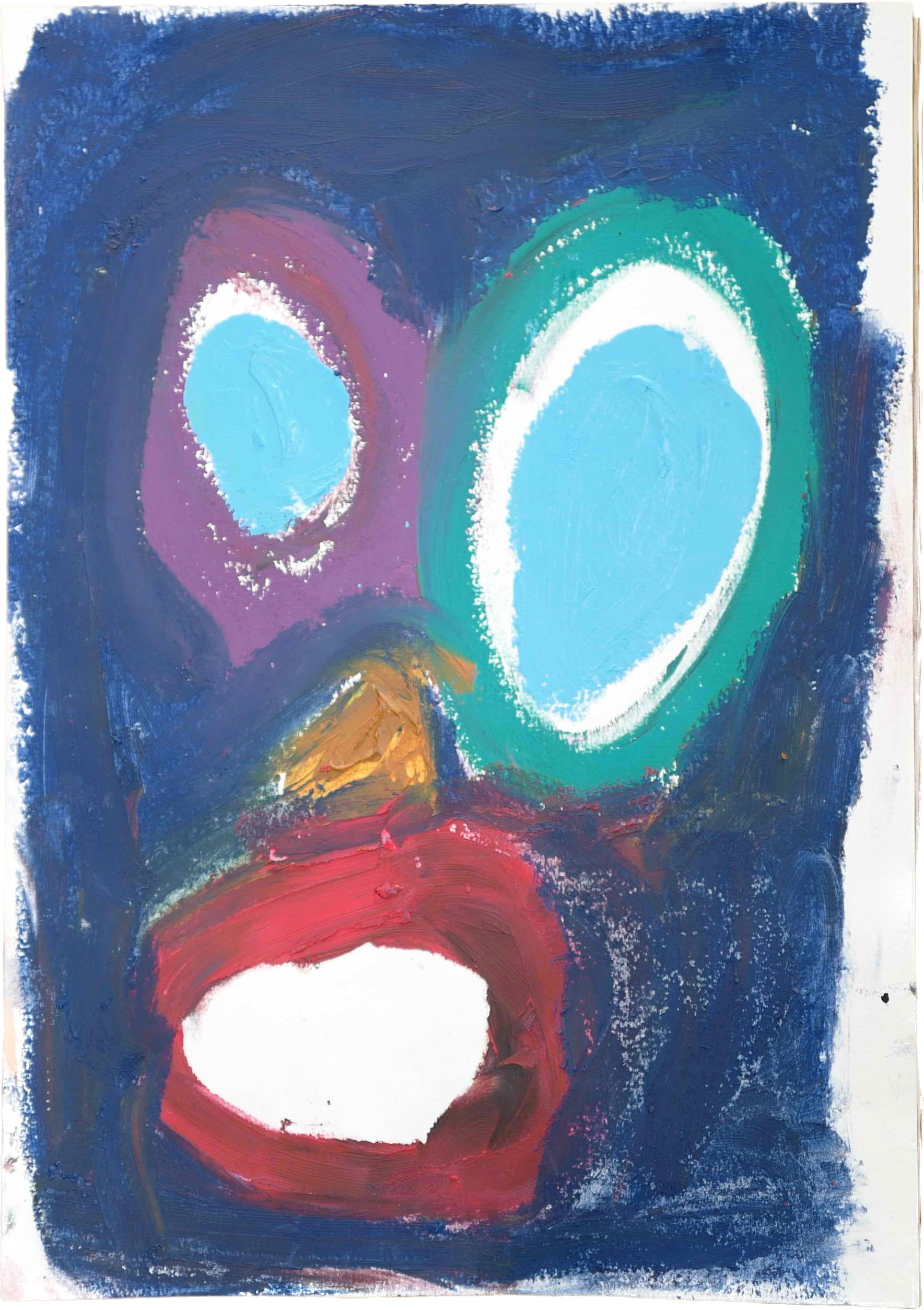 "Lenfantvivant celestial abstract oil pastel" "Sauna Fusion Art introspective abstract" "Museum-quality non-representational art" "Miró inspired abstract on paper" "Suprematist elements in contemporary art"