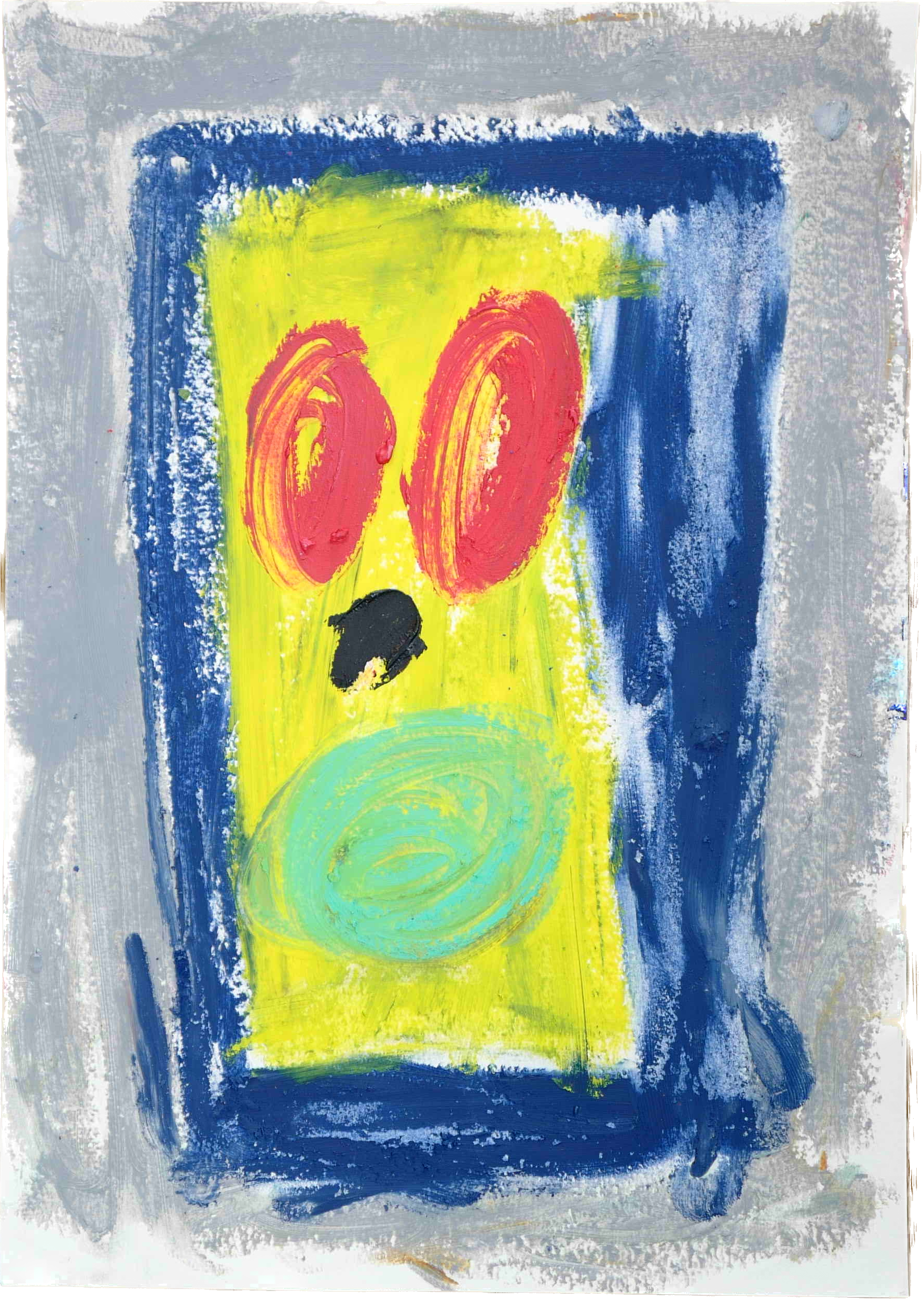 "Lenfantvivant vibrant sauna fusion abstract" "Abstract art luminous eye-like forms" "Celestial hues in contemporary artwork" "Bold color contrasts in oil pastel" "Sauna Fusion Art ethereal expressionism"