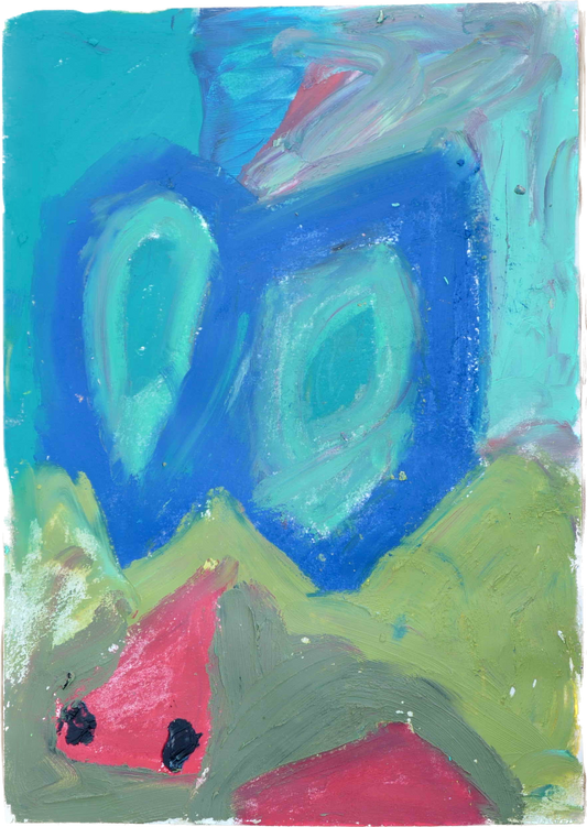"Lenfantvivant spectral abstract artwork" "Dynamic blue and green oil pastel art" "Abstract art with red accents by Lenfantvivant" "Enigmatic Sauna Fusion Art piece" "Abstract composition resembling a mirage"
